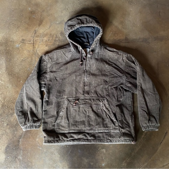 GAP Other - GAP Brown Corduroy Hooded Pullover Jacket